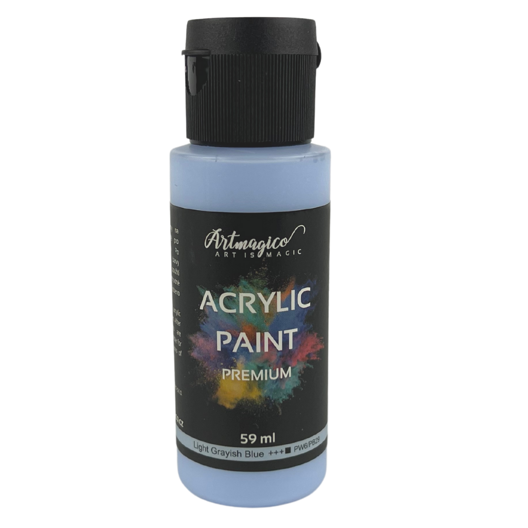 Artmagico - akrylové barvy Premium 59 ml Barva: Light Grayish Blue