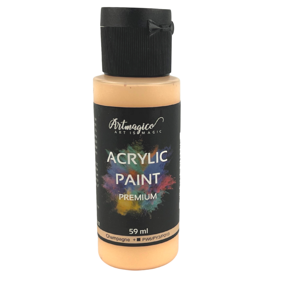 Artmagico - akrylové barvy Premium 59 ml Barva: Champagne