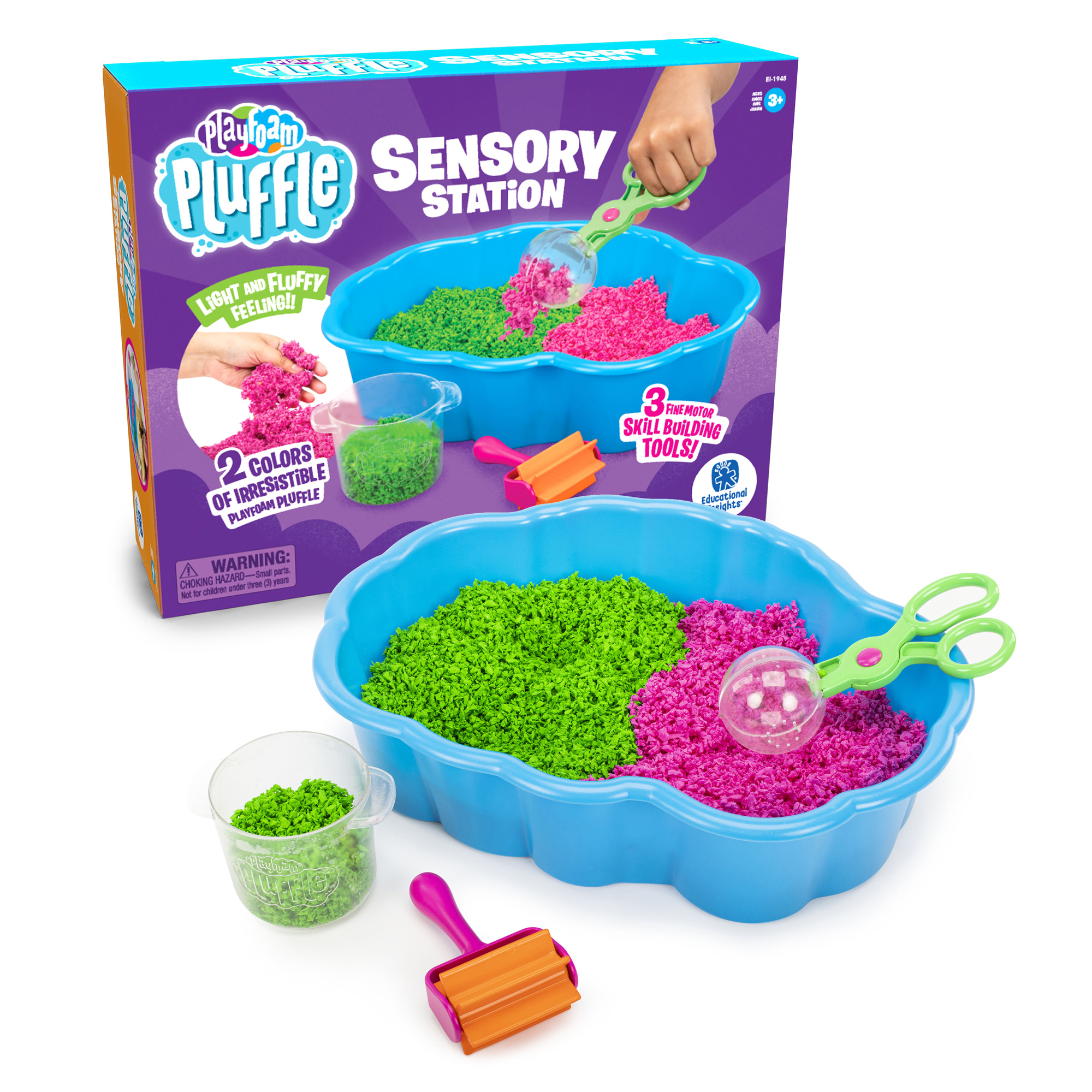 Playfoam Pluffle™ - Senzorický set s vaničkou