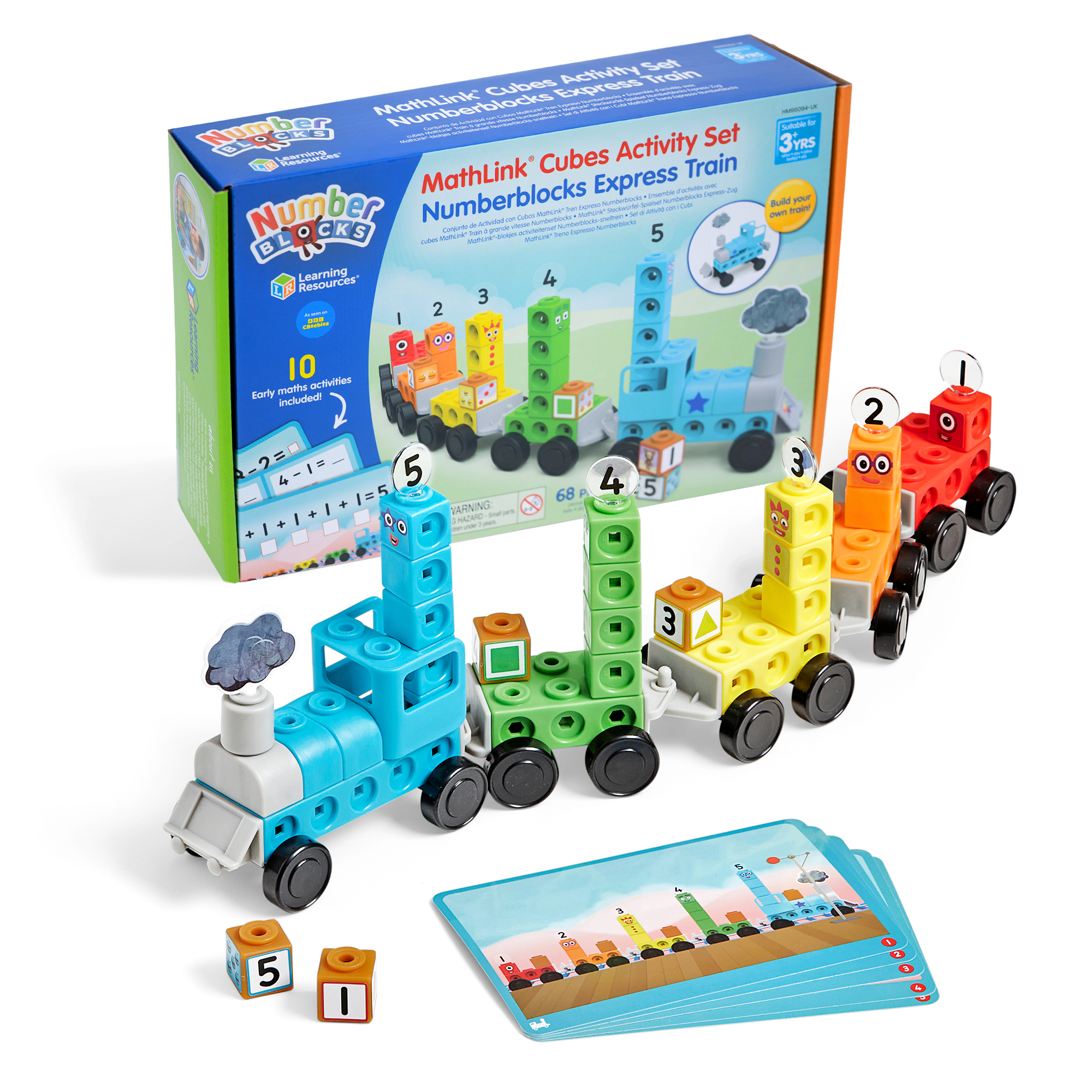 Learning Resources - Sada aktivit MathLink® s kostkami Numberblocks Rychlík