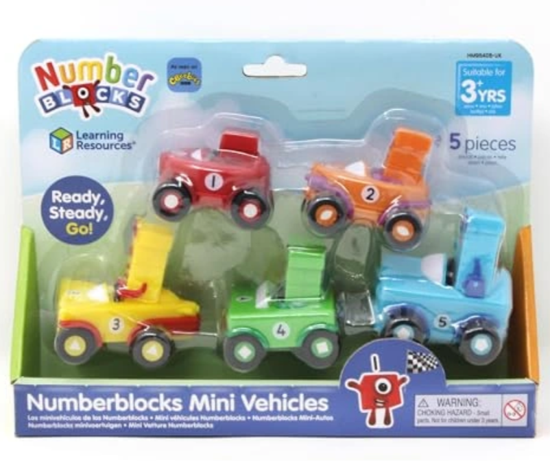 Learning Resources - Sada mini vozidel Numberblocks®