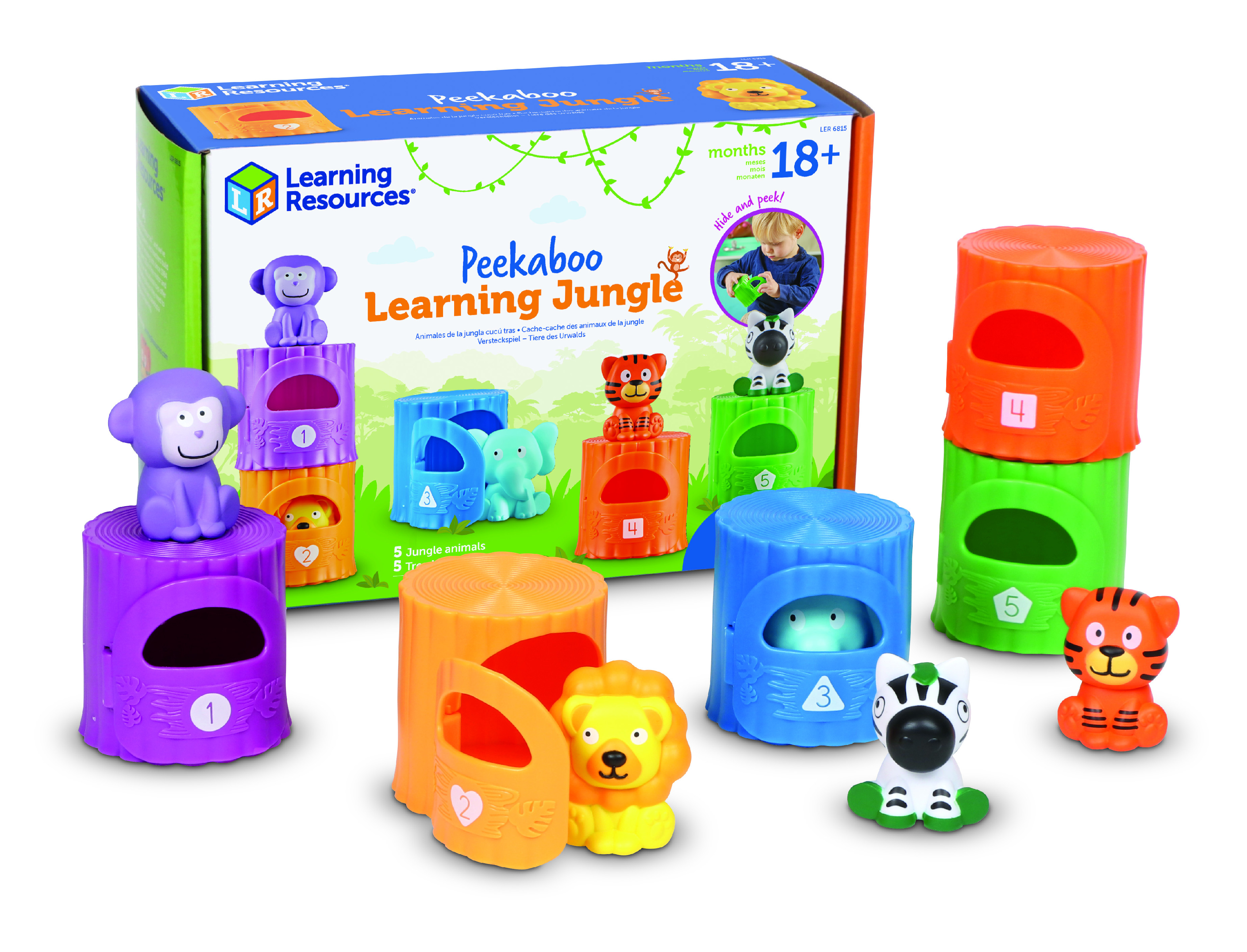 Learning Resources - Učící se džungle Peekaboo