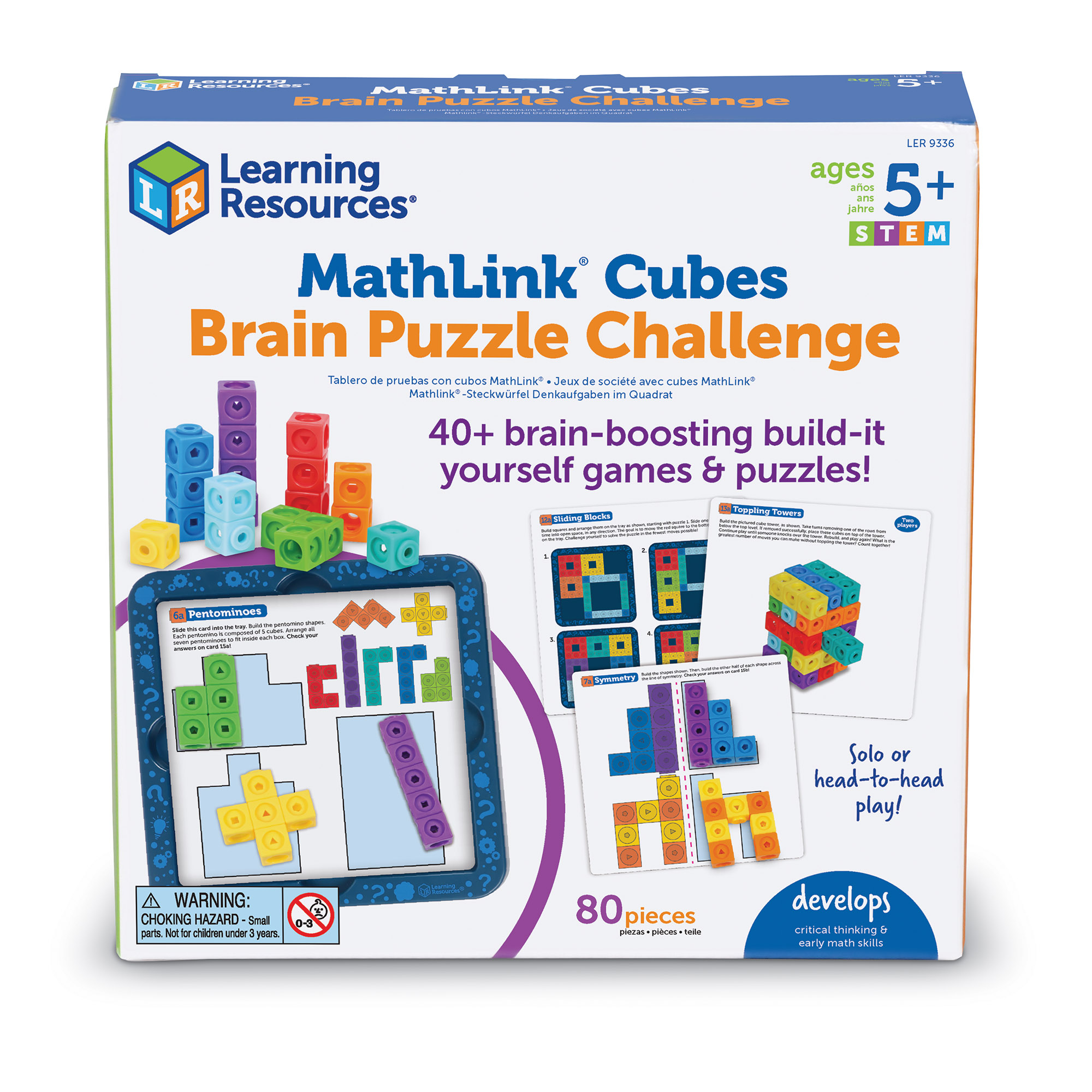Learning Resources - MathLink® kostky - hlavolamová výzva