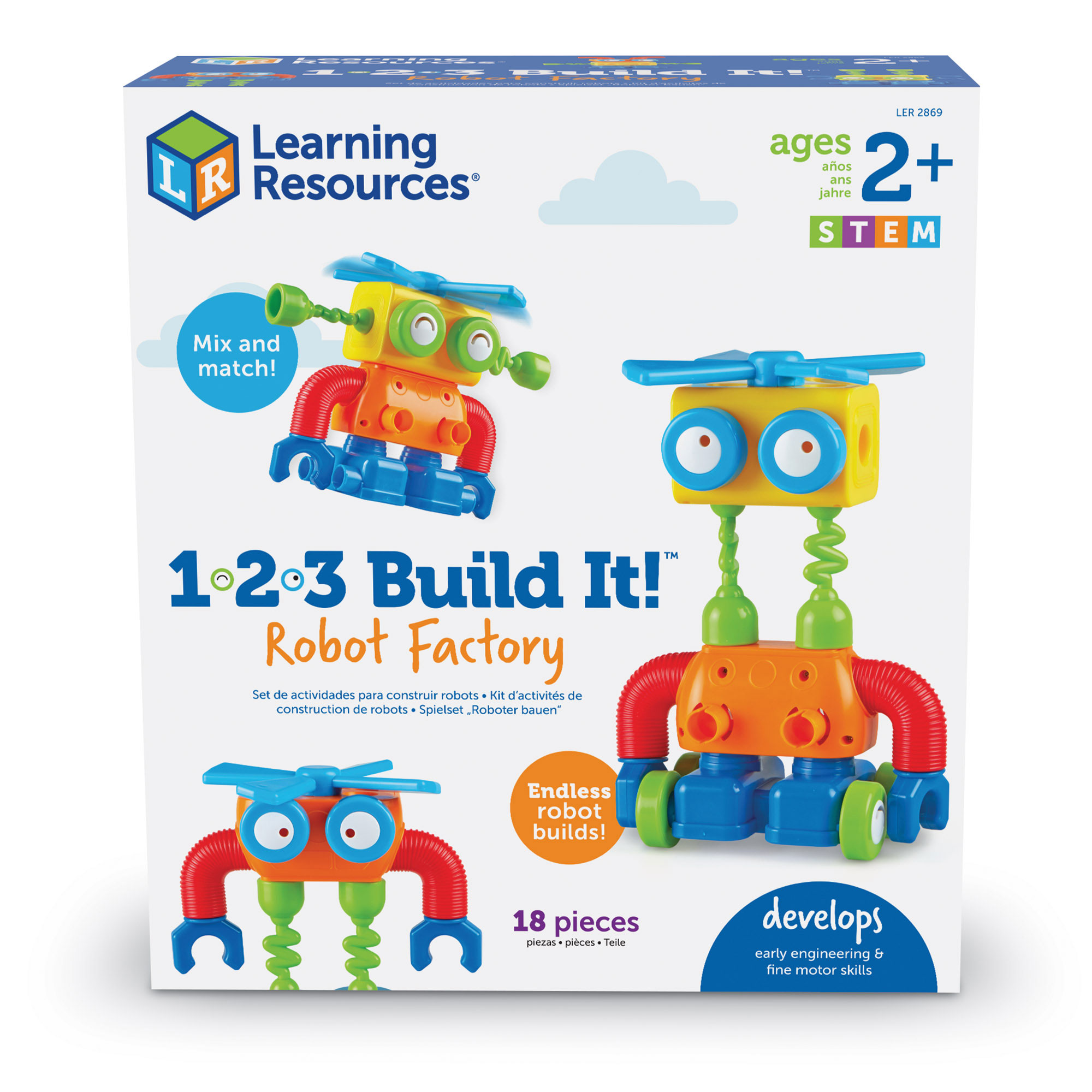 Learning Resources - 1-2-3 Postav to!™ Továrna na roboty
