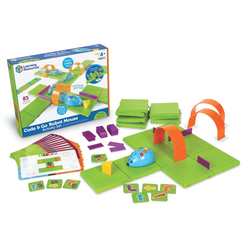 Learning Resources – Výuková sada pro základy kódování: Robotická myška Code & Go