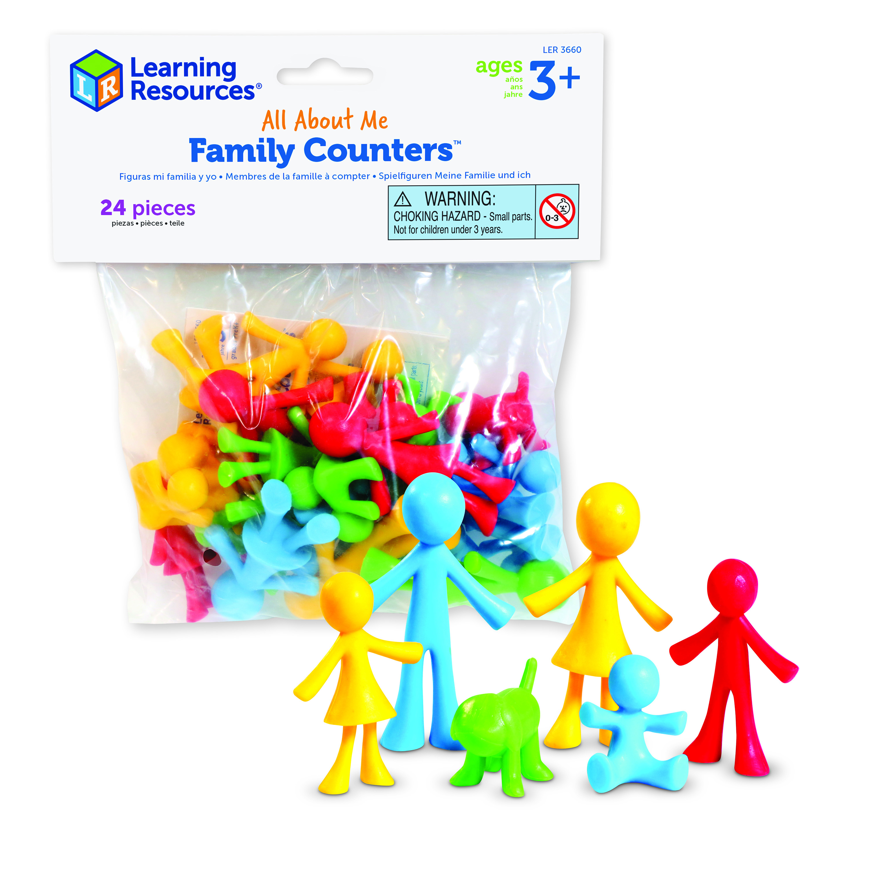 Learning Resources – Počítací figurky Moje rodina (All About Me Family Counters) - 24 ks