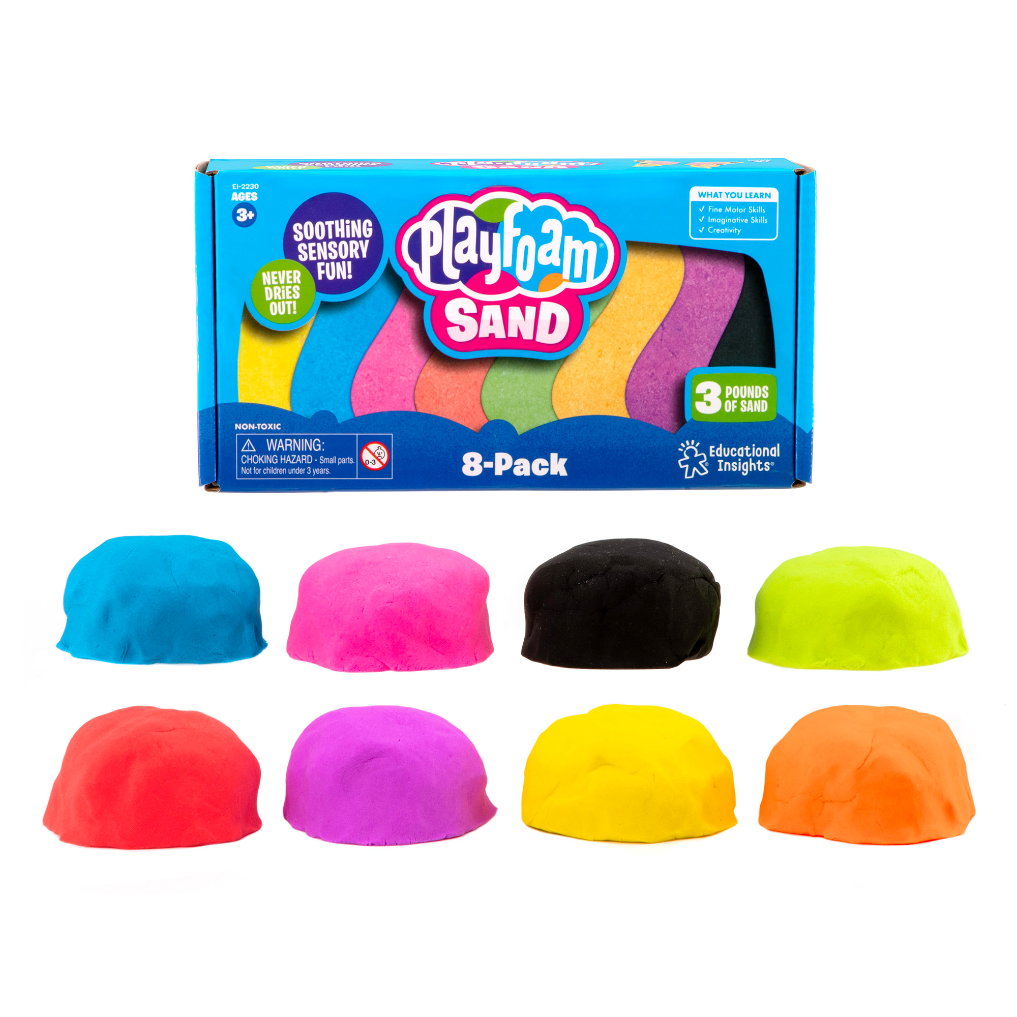 Playfoam® Sand - Balení 8 kusů písku
