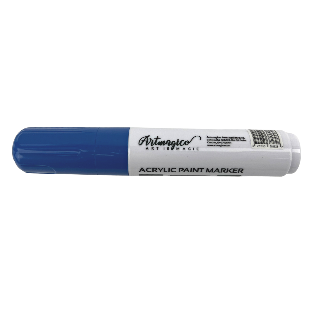 Artmagico akrylový popisovač XL (10 mm) Barva: Modrá