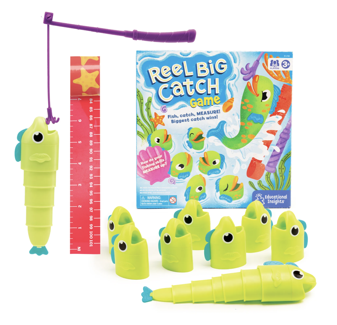 Educational Insights - Reel Big Catch Game – rybářská hra na počítání
