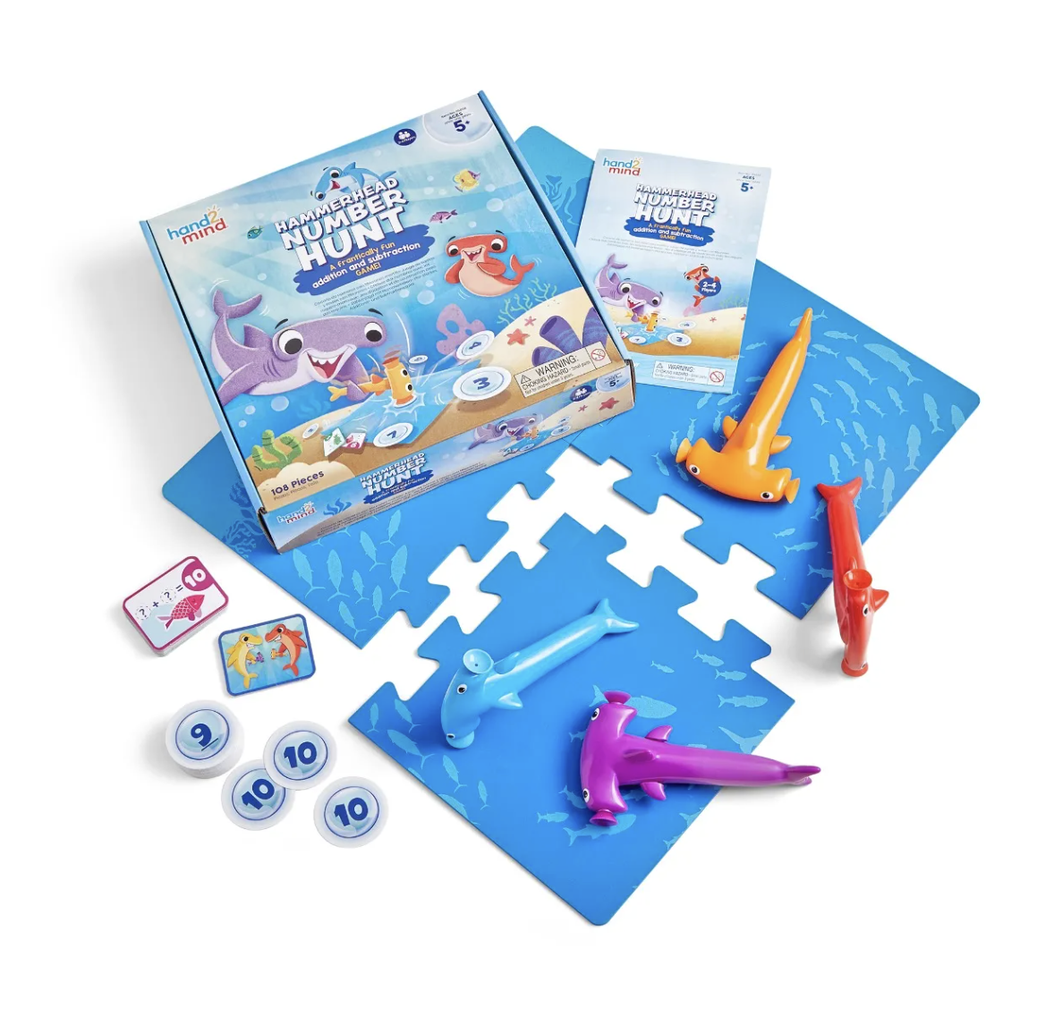 Hand2Mind - Hammerhead – matematická hra na hledání čísel s kladivouny