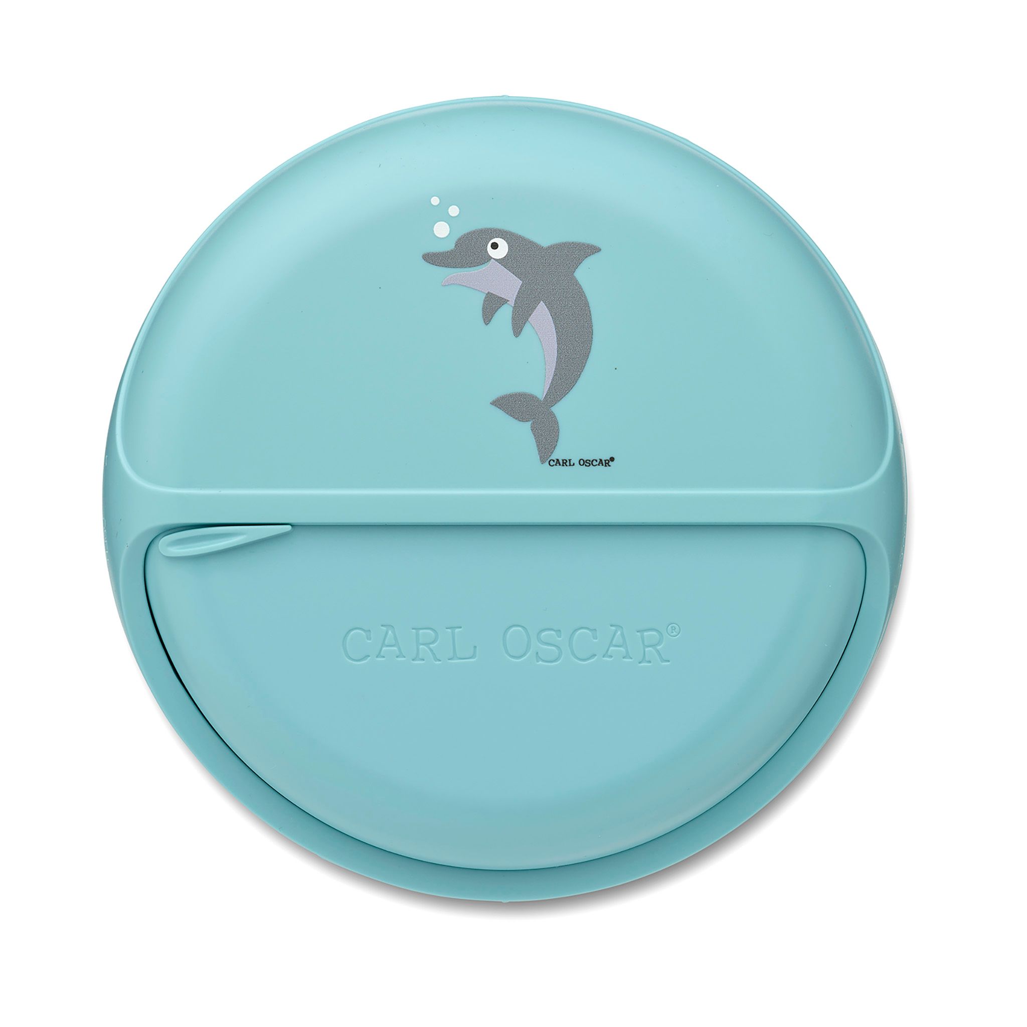 Carl Oscar - SnackDISC™ svačinový disk - světle modrý/delfín