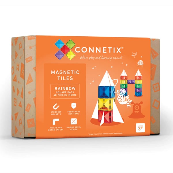 Connetix - Magnetická stavebnice - rozšiřující sada 40 dílů