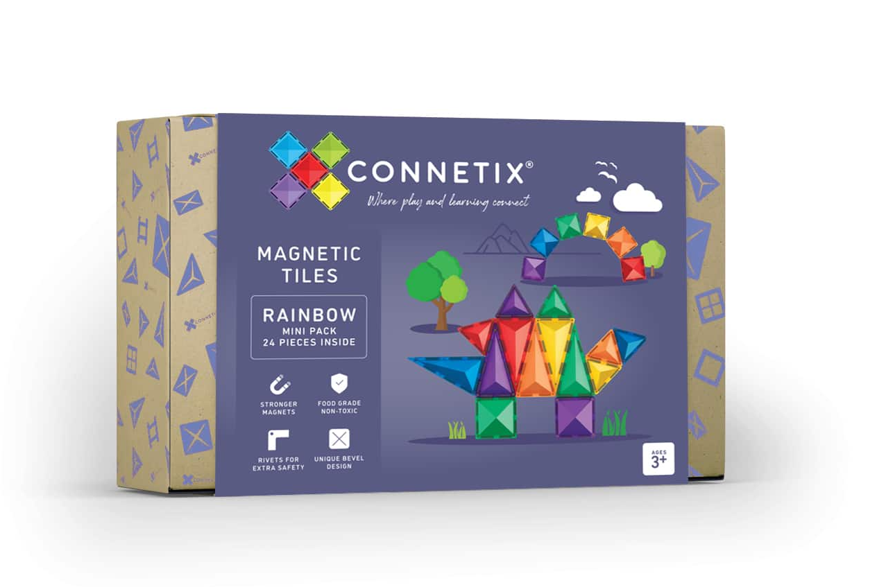 Connetix - Magnetická stavebnice 24 dílů Mini Pack
