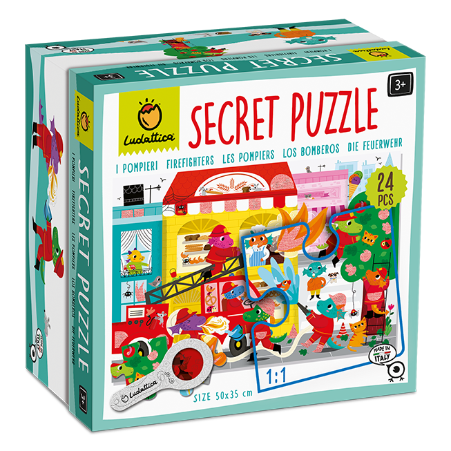 Ludattica  - Secret Puzzle s lupou, Hasiči