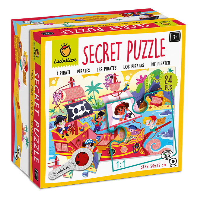 Ludattica  - Secret Puzzle s lupou, Piráti