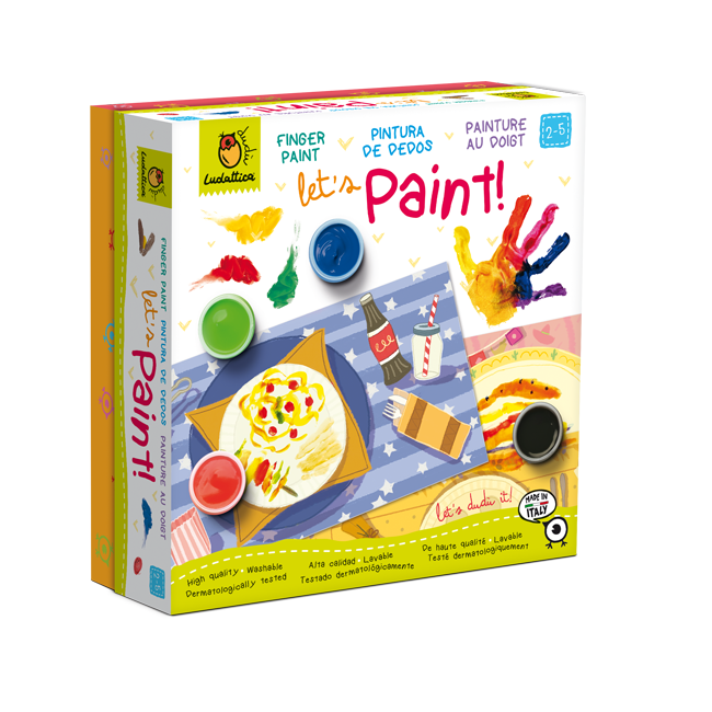 Ludattica - Malování prsty - Lets paint - řada CREA DUDU