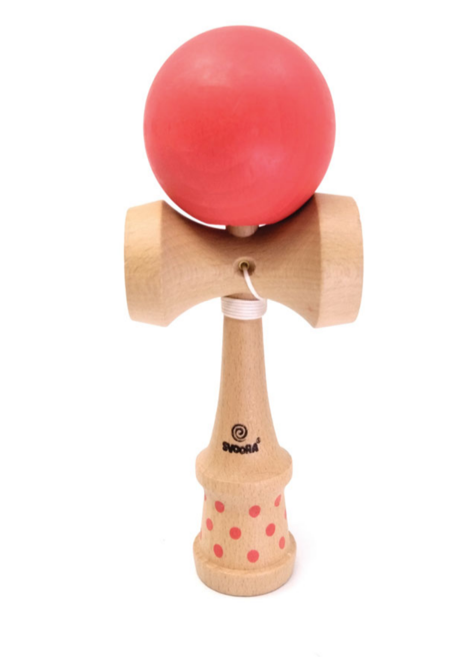 Svoora - DŘEVĚNÁ KENDAMA Barva: Červená