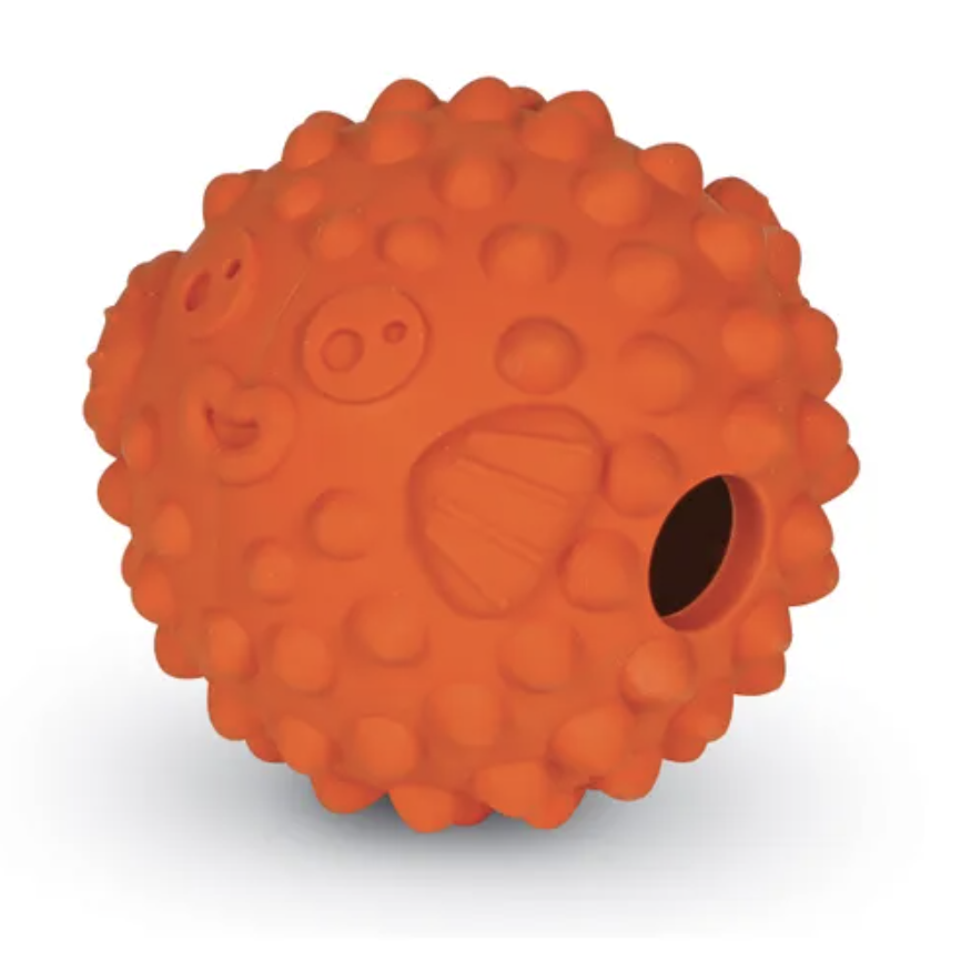 Brightkins - Tough & Tumble Treat Dispenser Small Pufferfish