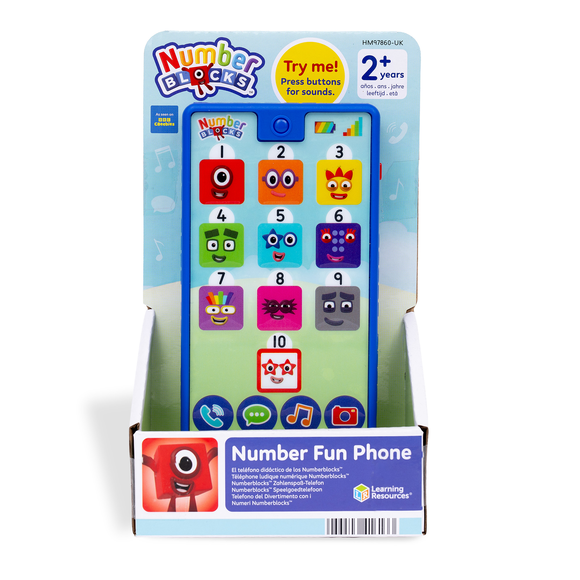 Learning Resources – Numberblocks™ Zábavný telefon s čísly