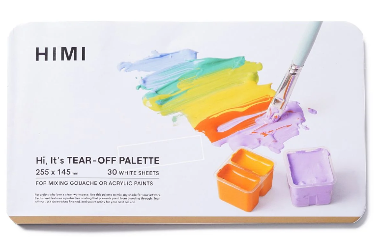 HIMI paleta míchací Painter - trhací, 30 listů – 255 x 145 mm