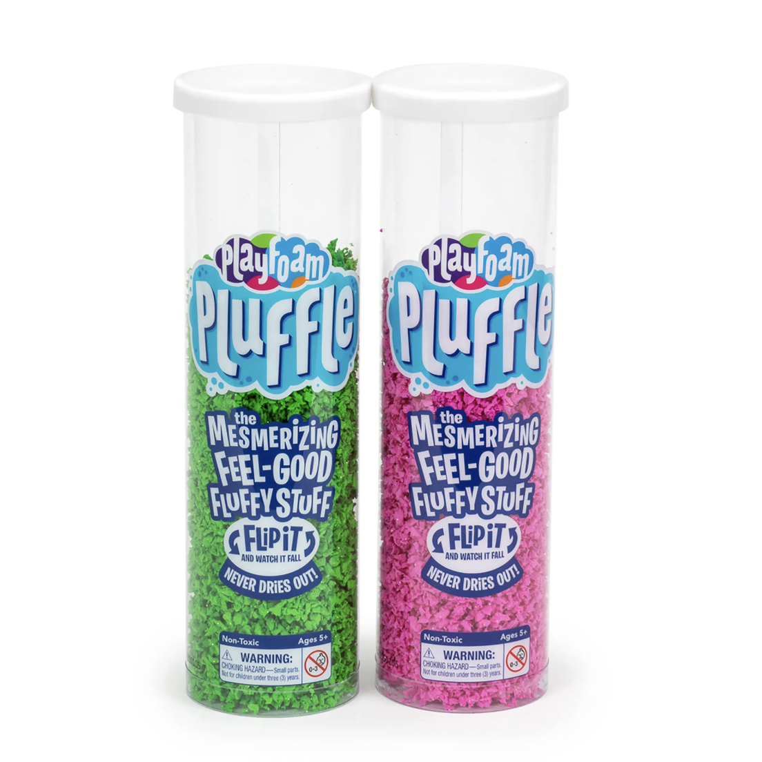 Educational insights - Pluffle růžový a zelená 2 pack