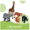 Learning Resources - Jumbo Jungle Animals – velké figurky zvířat z džungle