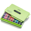 HMTST180 HIMI Twin Cup Gouache Set - 72 Colours (Apple Green Case)