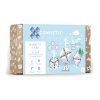 12700 4 connetix magneticka stavebnice pruhledne tvary 24 dilku