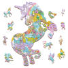 166 ludattica drevene puzzle jednorozci woody