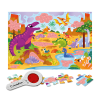 187 ludattica secret puzzle s lupou dinosauri