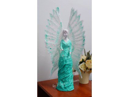 zelený s křišťálem