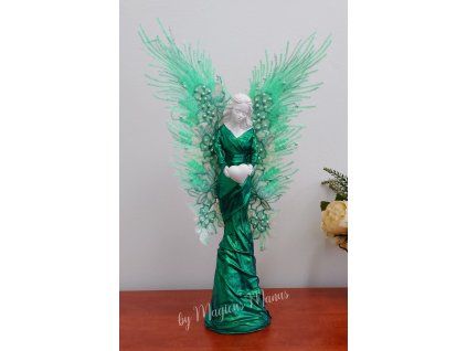 zelený krajková křídla hl1