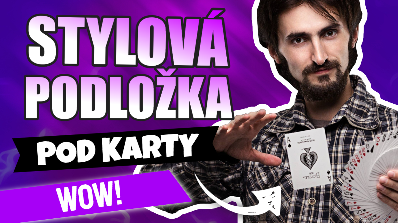 Stylová podložka pod karty! (recenze)