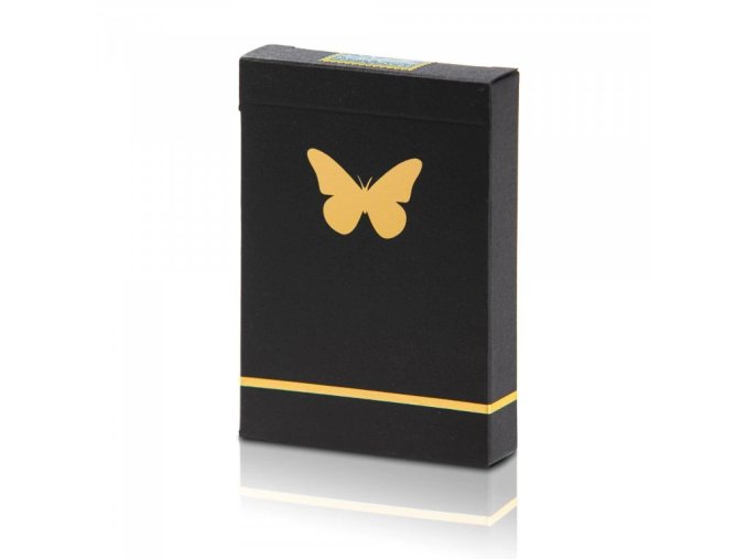 50 karty butterfly playing cards cerno zlate ondrej psenicka
