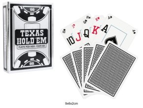 KARTY DO POKERA TEXAS HOLDEM BLACK 60133