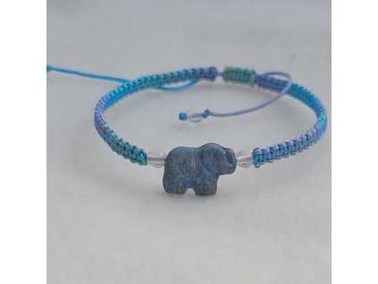 Shamballa náramek se skleněnými korálky VI.