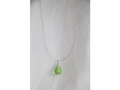 Bižuterní náhrdelník s vinutou perlou - BASIC