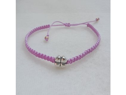 Shamballa náramek s kovovým korálkem
