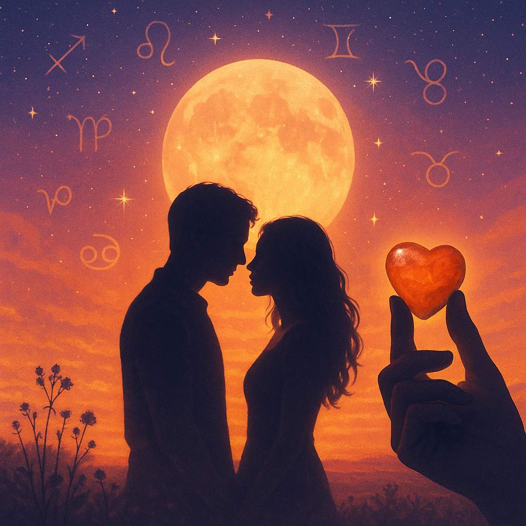 Měsíční horoskop na srpen 2025: Horké emoce, srdeční pravda a energie minerálů