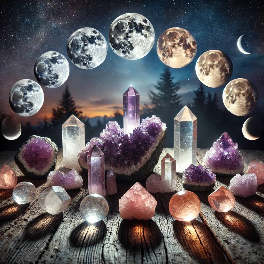 Vliv měsíčních fází na energii krystalů