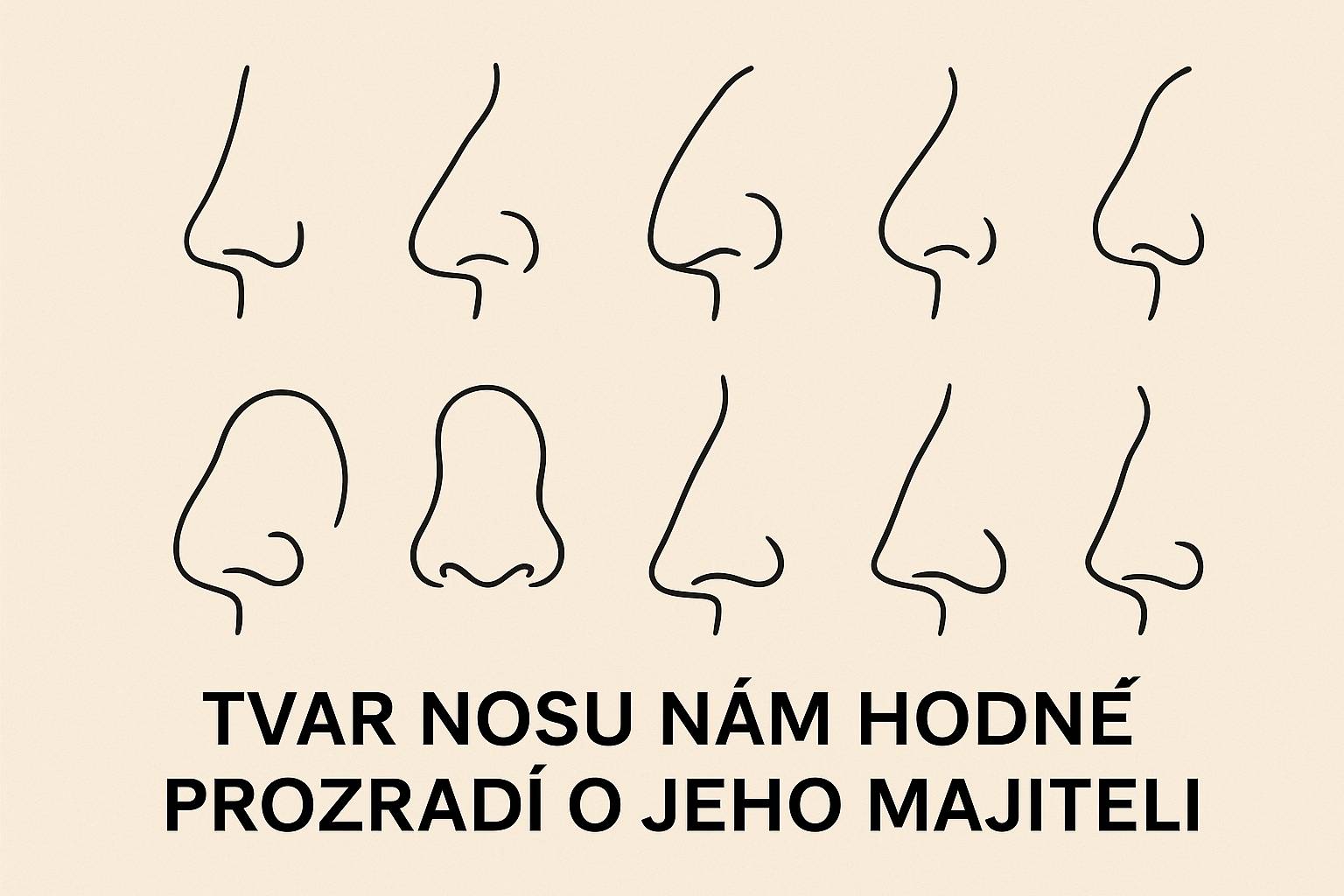 Tvar nosu nám hodně prozradí o jeho majiteli – co říká fyzionomie o vaší osobnosti?