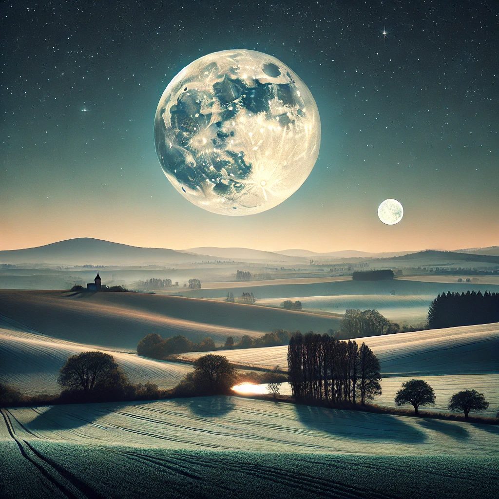 Úplněk v březnu 2025 v České republice: Magický zážitek na noční obloze