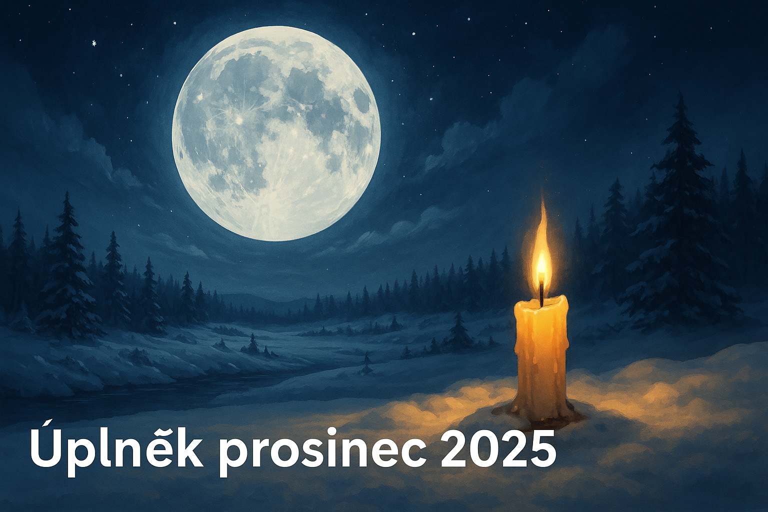 Úplněk prosinec 2025 – datum, čas a rituály