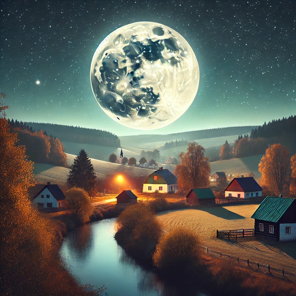 Úplněk v říjnu 2025 v České republice