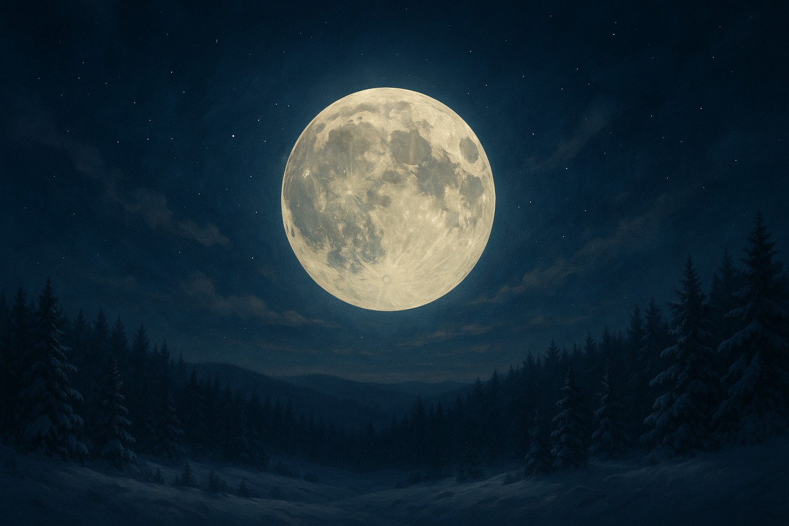 Úplněk v únoru 2026 v České republice: energie zimního měsíce a hlubokého uvolnění