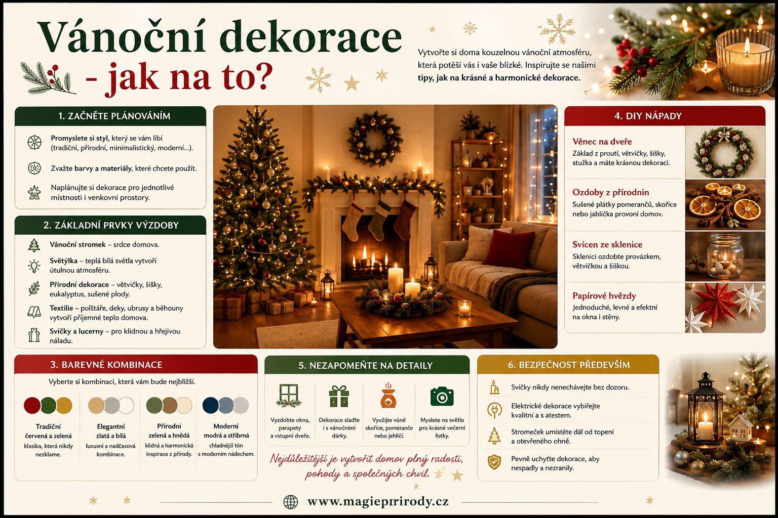 Vánoční dekorace - jak na to?