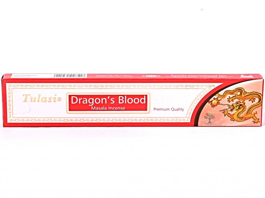 Vonné tyčinky Tulasi Premium Dragons Blood - 12 ks #69
