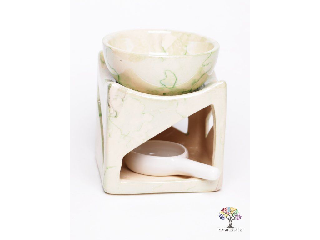 Aroma lamp ceramic colored 07