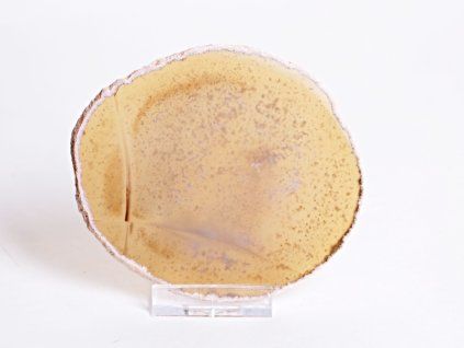 Agate plate size 10 cm + stand - Top quality - 82