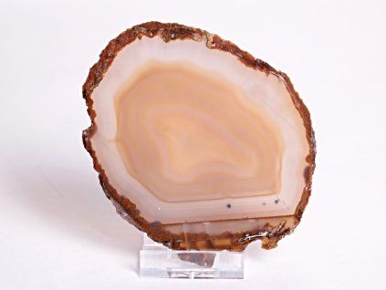 Agate plate size 10 cm + stand - Top quality - 89